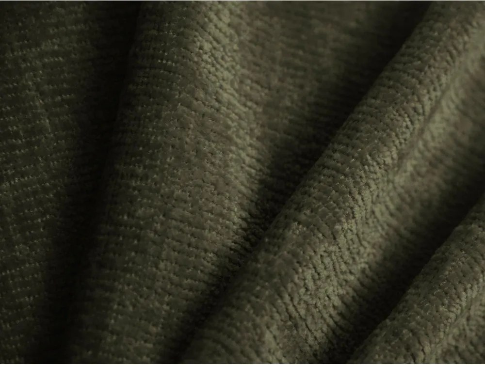 Zöld kárpitozott ágyneműtartós egyszemélyes ágy ágyráccsal 90x200 cm Lupine – Micadoni