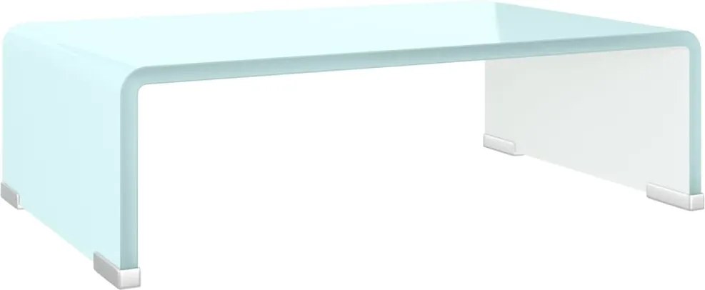 vidaXL zöld üveg TV állvány/monitor magasító 40 x 25 x 11 cm