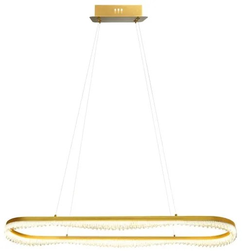 LED csillár kábelen LED/45W/230V aranyszínű