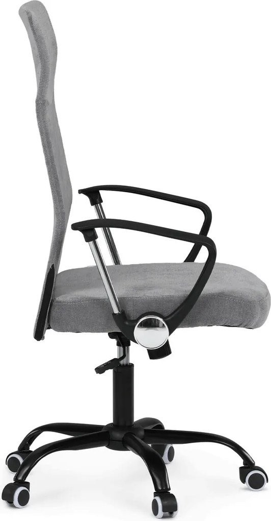 KA-W3109 szürke szövet irodai szék hinta mechanizmussal