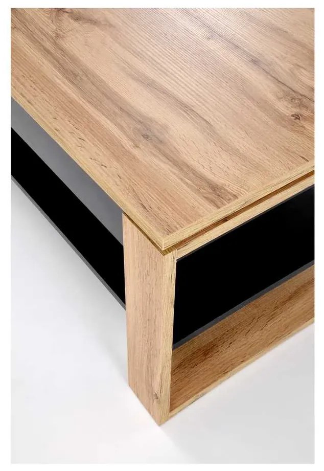 Osiris dohányzóasztal, artisan tölgy / fekete