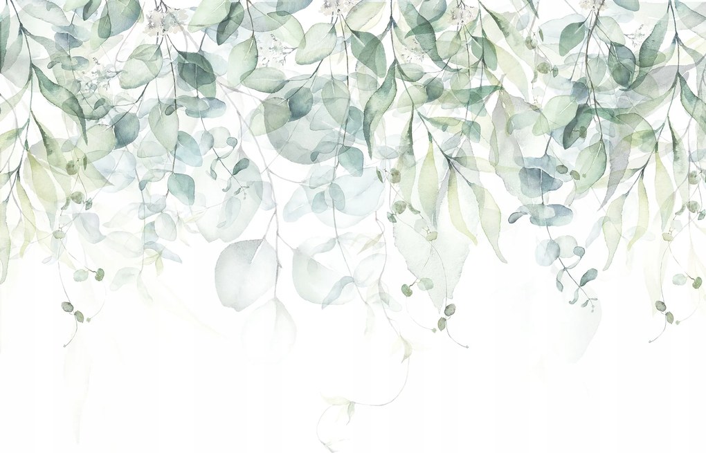 Fotótapéta Levelek Természet Akvarell 588x260 01 W