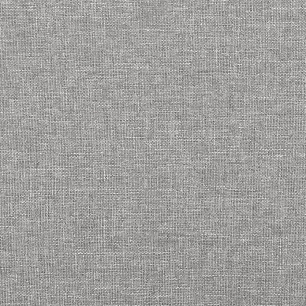 világosszürke szövet ágykeret matrac nélkül 120x190 cm