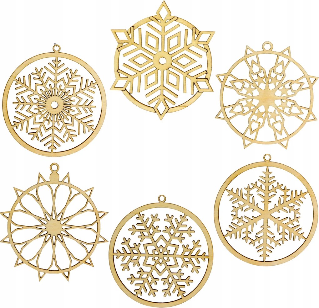 Karácsonyi Gömbök Fa Karácsonyi Díszek 6DB