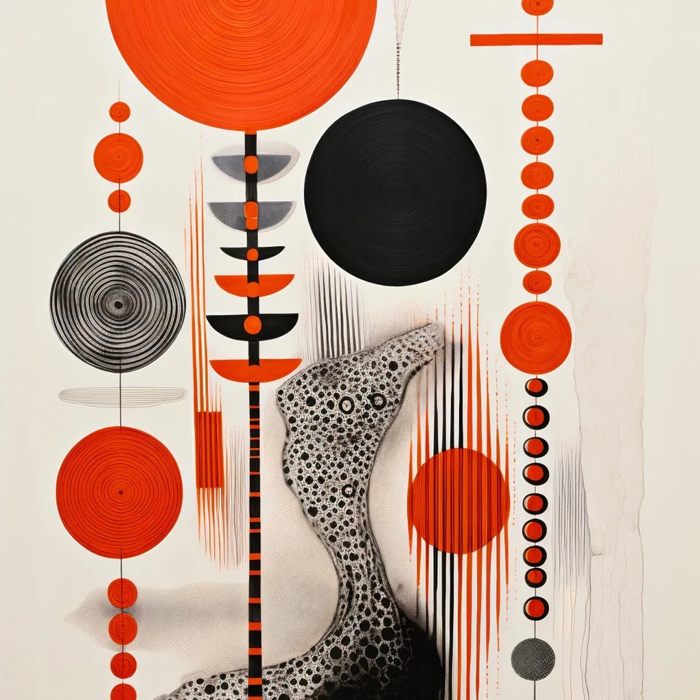 Poszter 50x50cm Kontrasztos Kozmosz