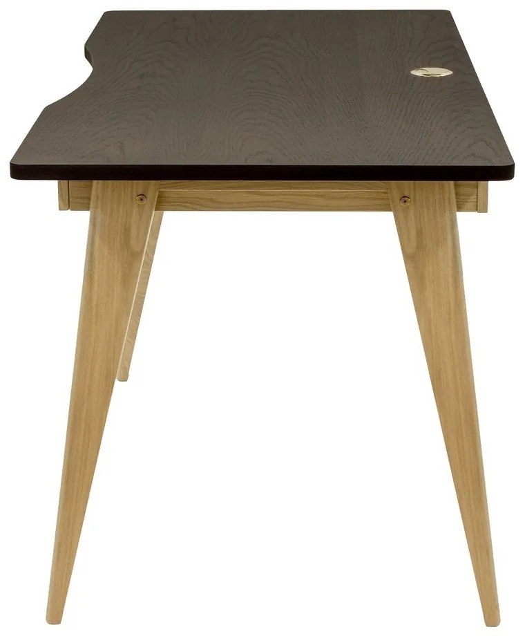 Íróasztal tölgyfa dekorral 70x140 cm Nice – Woodman