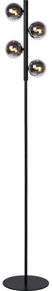 Lucide 45774/04/30 - Állólámpa TYCHO 4xG9/28W/230V fekete