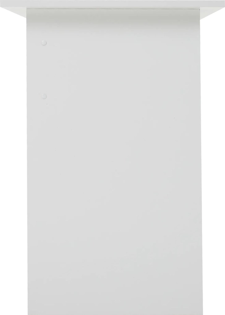 PC asztal, fehér, VERNER NEW