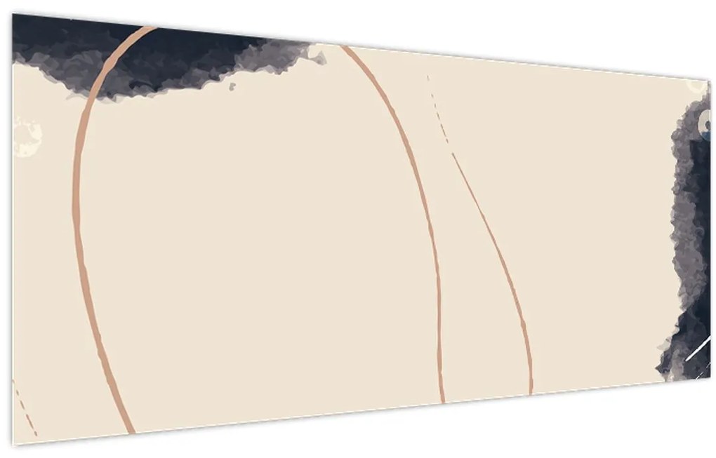 Kép - Bézs absztrakció (120x50 cm)