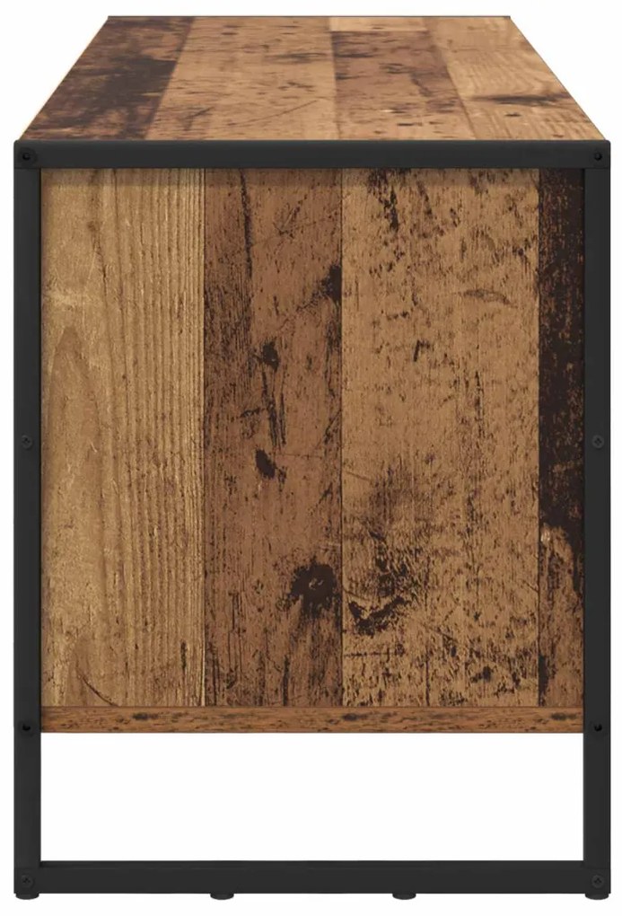 Cipőszekrény tárolóval Öreg fa 60 x 35 x 44 cm Faanyag