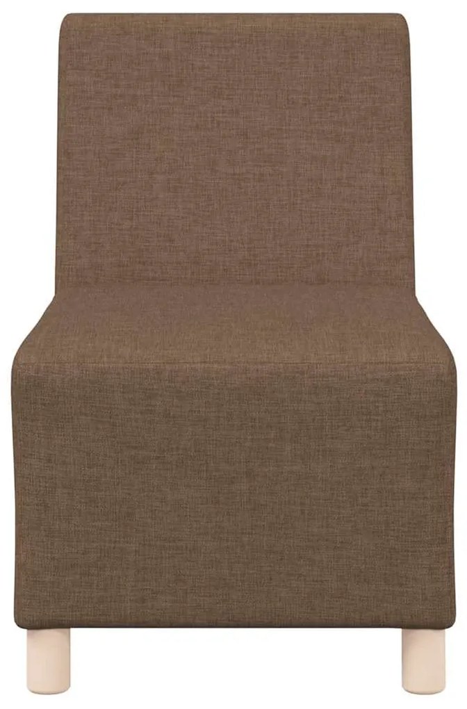barna szövet kanapéfotel 55 cm