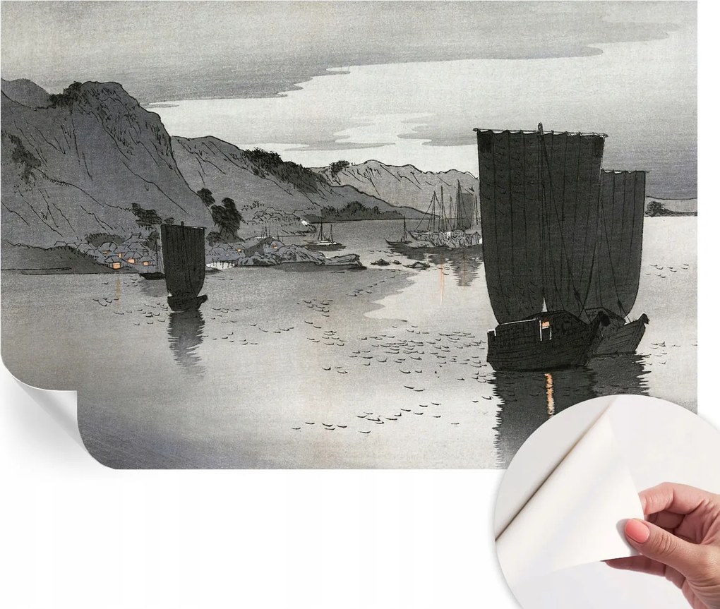 Dekoratív Öntapadós Tapéta Divatos Minták Esti öböl 104x70 cm