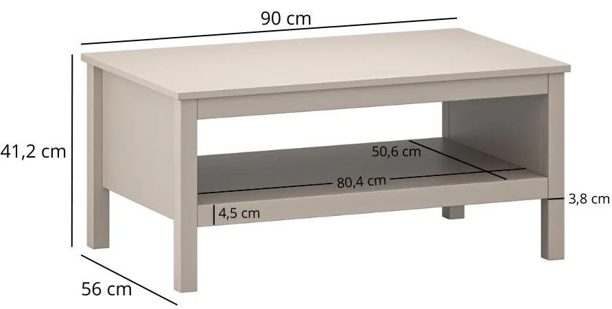 Dohányzóasztal Karankas (taupe) . 1116961
