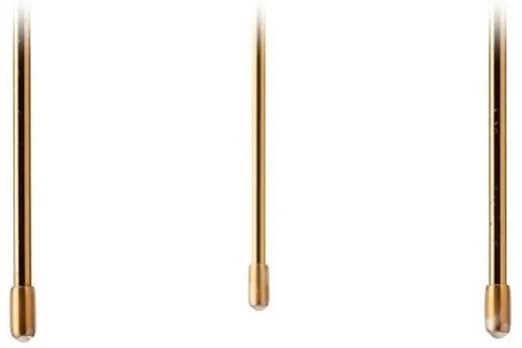 Virágállvány NILA 32,5x13 cm fekete/arany