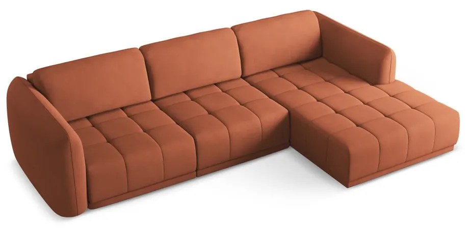 Narancssárga sarokkanapé (jobb oldali) Hoku – Makamii