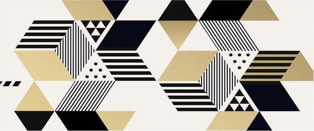 Kép - Geometriai formák N⁰1 (120x50 cm)