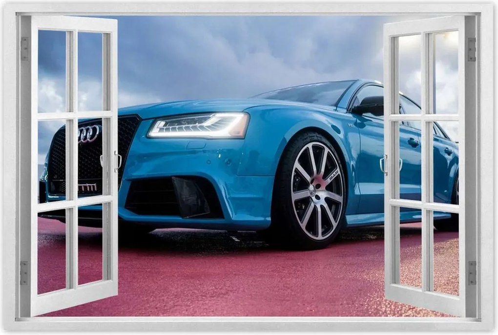 Poszterek 90x60 Kék Audi