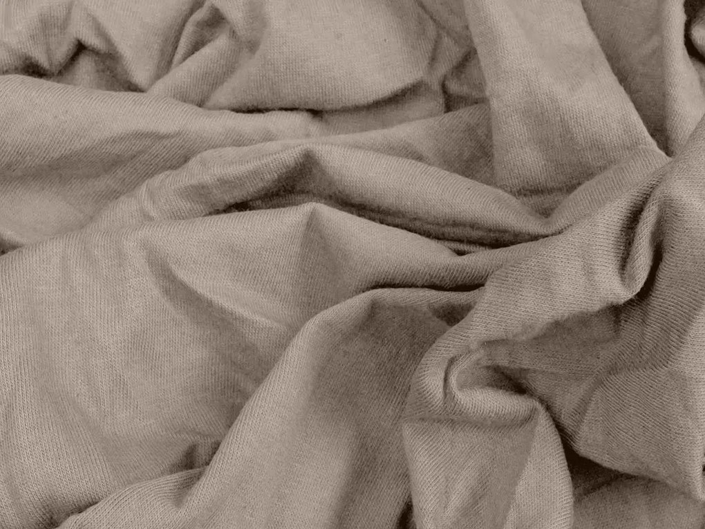 Pamut gumis lepedő STANDARD 90 x 200 cm homokszínű