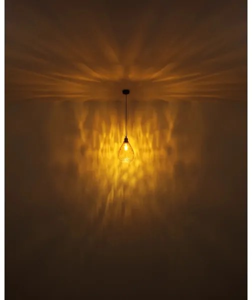 Globo 15786H - Csillár zsinóron SALVY 1xE27/60W/230V átm. 21 cm narancs