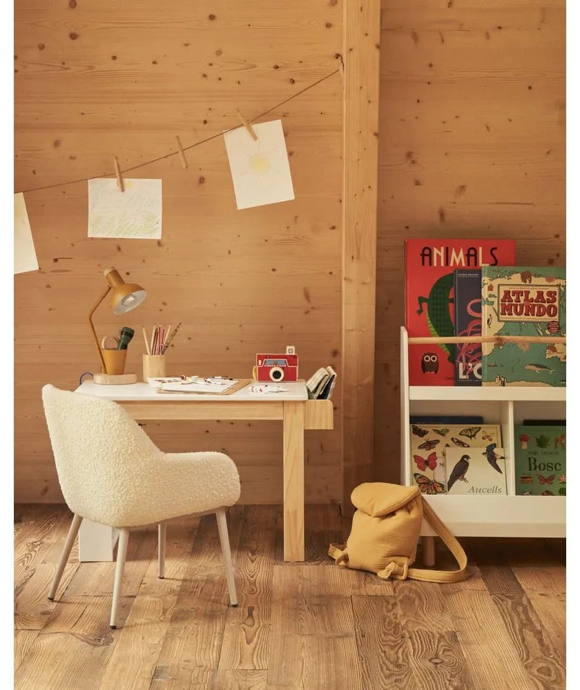 Fehér gyerek szék Konna – Kave Home