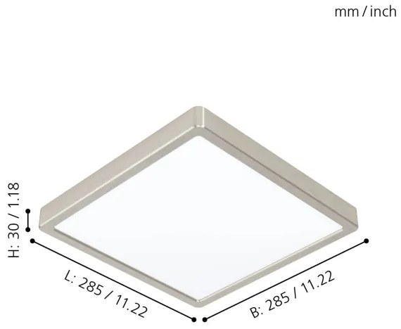 Eglo 99242 - LED mennyezeti lámpa FUEVA 5 LED/20W/230V