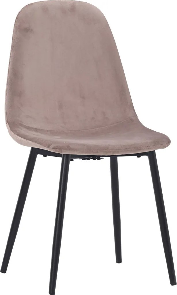 Modern Bársony Étkezőszék Barna Színben. DC-4469