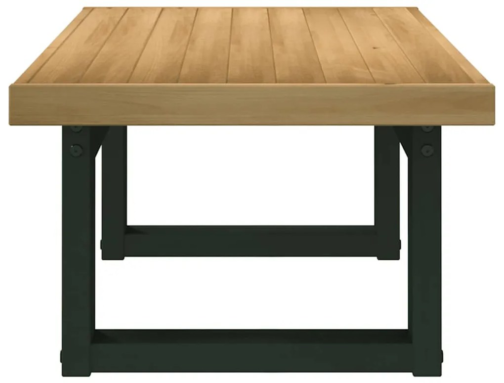 dohányzóasztal NOAIN U alakú lábak 120x60x40cm tömör fa fenyőfa