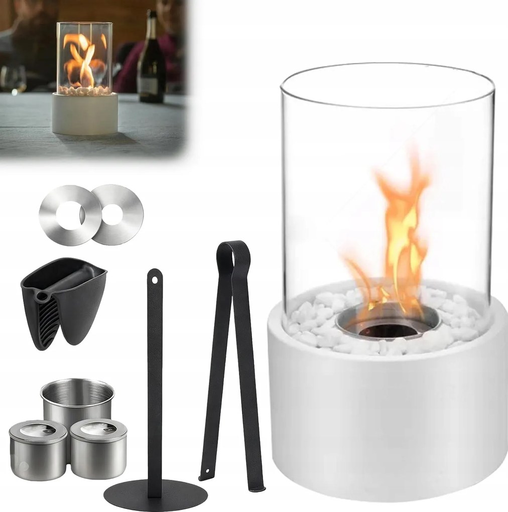 Szabadon álló Füstmentes Biokandalló Otthon Kerti Terasz Bio Kandalló