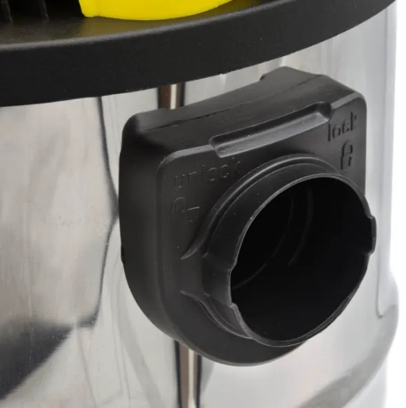 Ipari száraz/nedves porszívó 25L 1800W kellékekkel