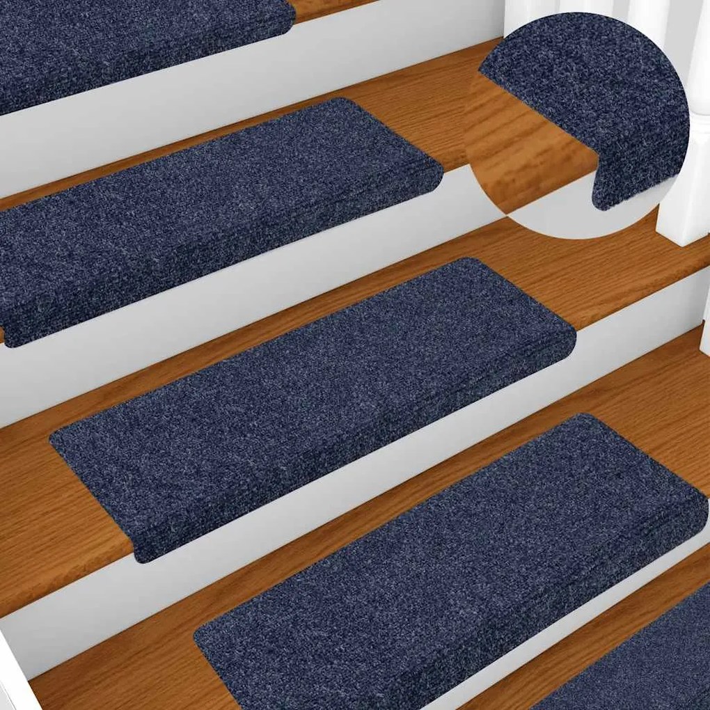 vidaXL 20 db antracitszürke öntapadó lépcsőszőnyeg 65x21x4 cm