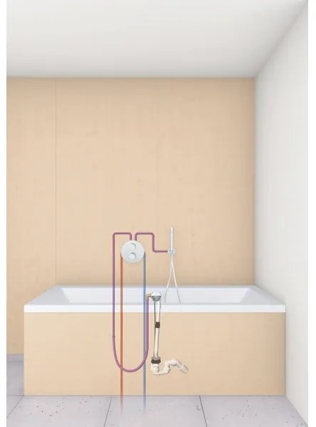 GROHE 28990000 -Kádfeltöltő-, leeresztő- és túlfolyó szerelvény TALENTOFILL króm