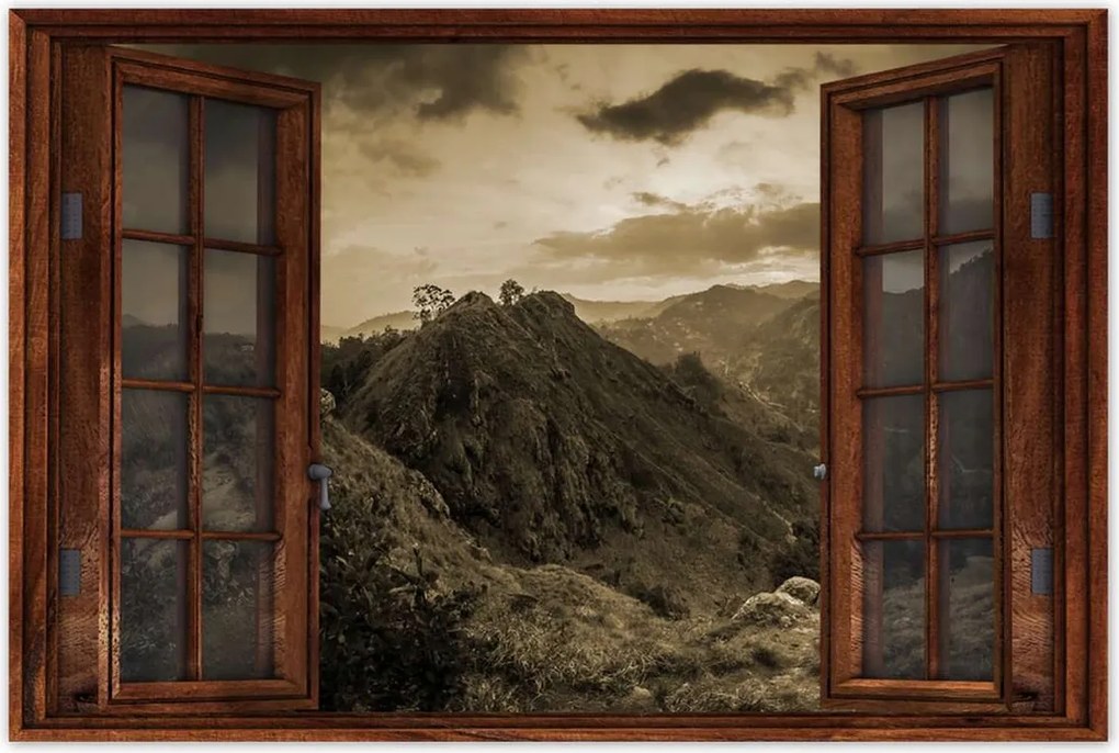 Poszterek 60x40 Barna tájkép Tájkép