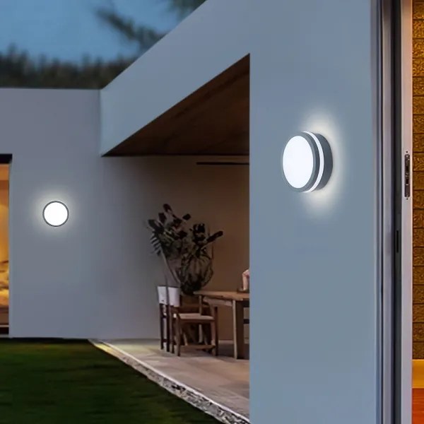 Brilagi - BENE kültéri LED lámpatest érzékelővel LED/18W/230V, átm. 22 cm, IP54