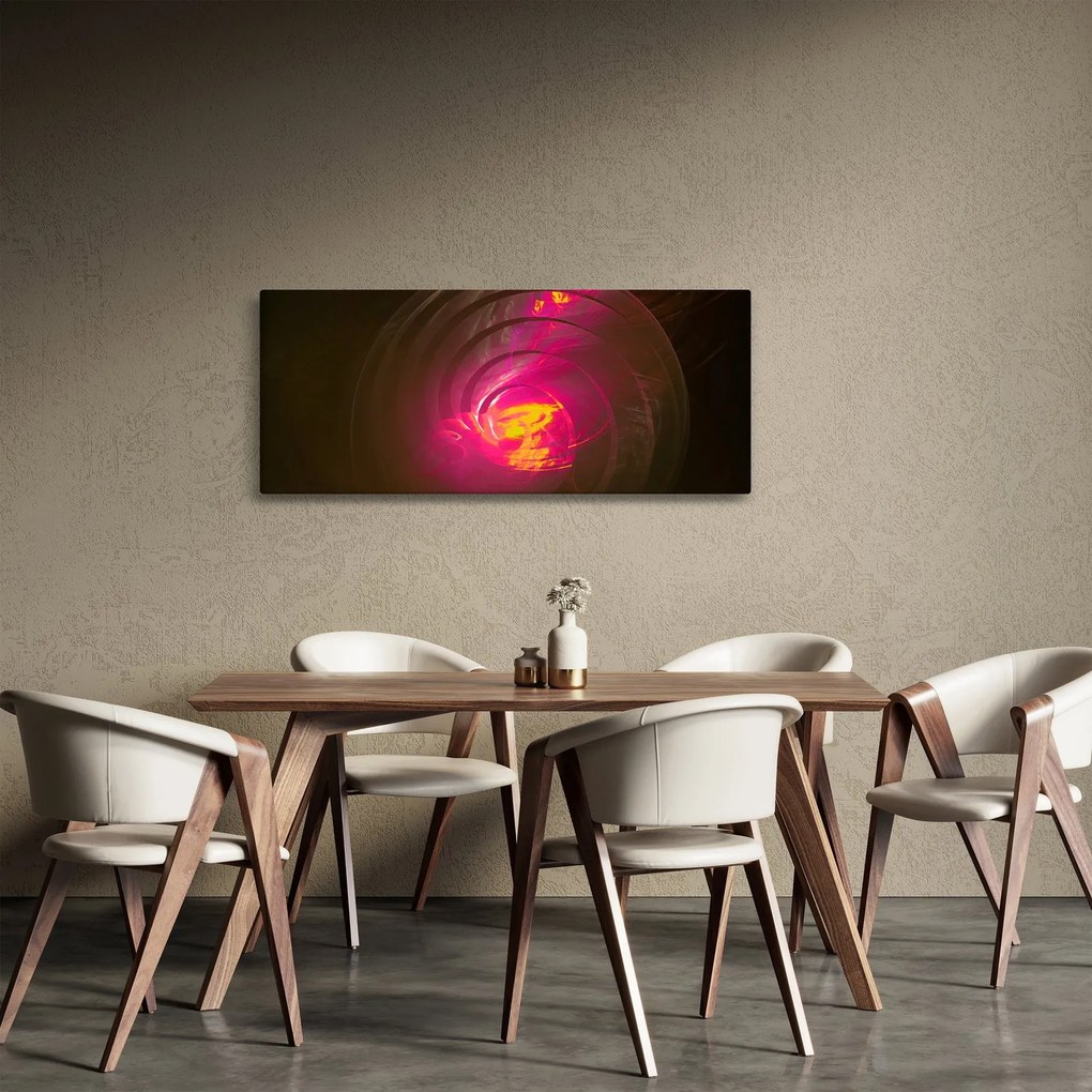 Kép - spirális absztrakció (120x50 cm)