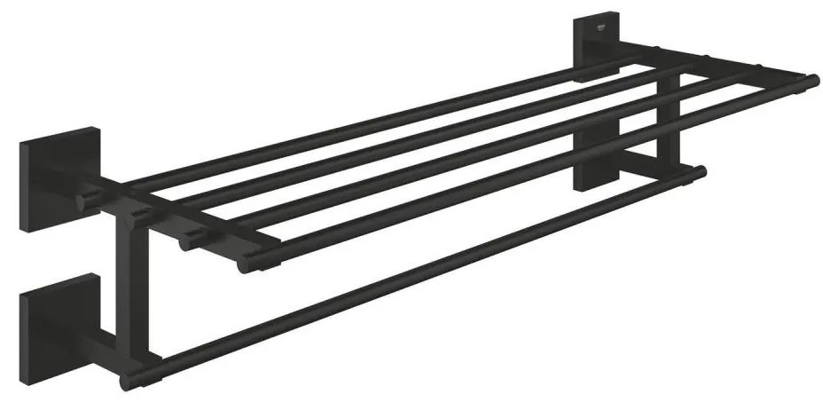 GROHE 410992430 - START CUBE multifunkciós törölközőtartó, 600 mm, fekete