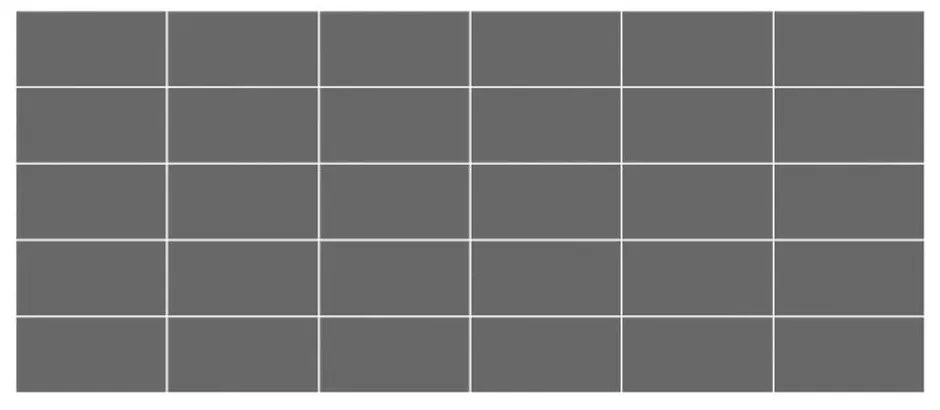 Csempematrica szett 30 db-os 20x10 cm Subway Tiles Grey – Ambiance