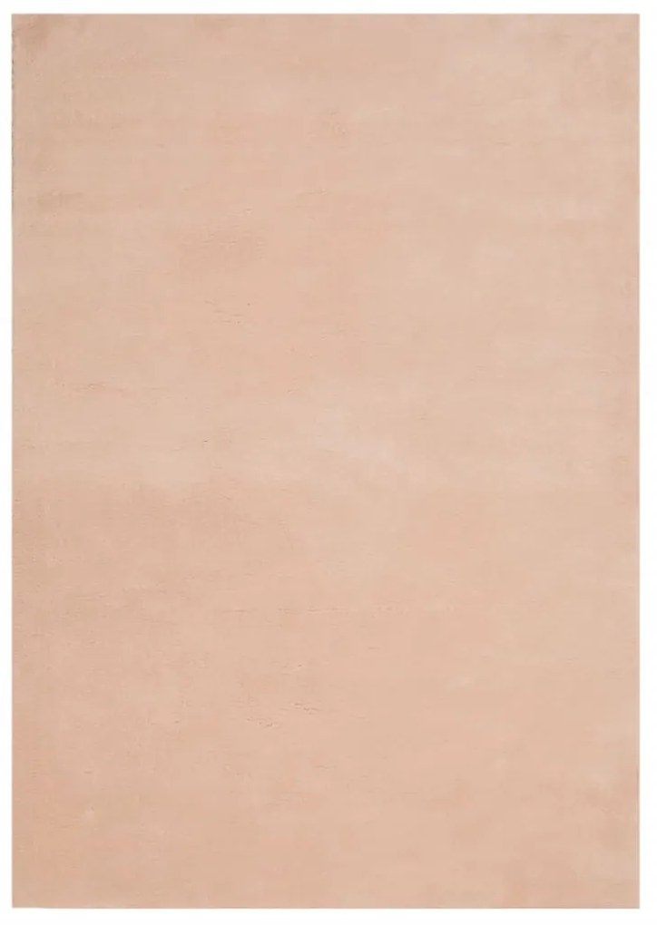 HUARTE púderszínű rövid szálú puha és mosható szőnyeg 140x200cm
