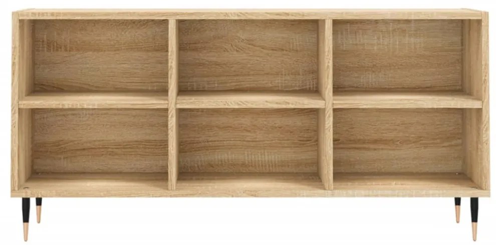 sonoma tölgy színű szerelt fa TV-szekrény 103,5x30x50 cm