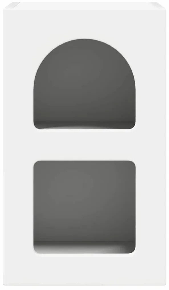 vidaXL Éjjeli asztal 2 pcs Fehér 29.5 x 35 x 50 cm Faanyag