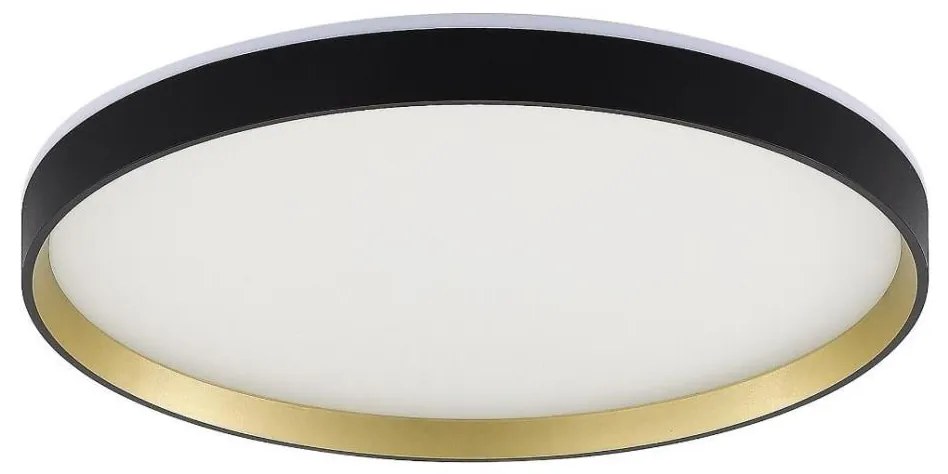 Zuma Line MS750400R-BK&GD-LED RGBW ORBITRAL 32W/230V+8W fekete/arany+DO