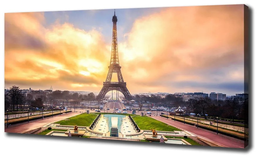 Vászonfotó Párizsi eiffel-torony pl-oc-140x70-f-61738045