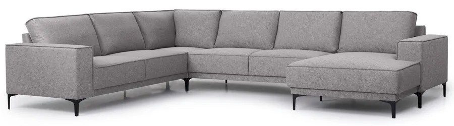 Szürke sarokkanapé (jobb oldali-"U" alakú) Copenhagen – Scandic