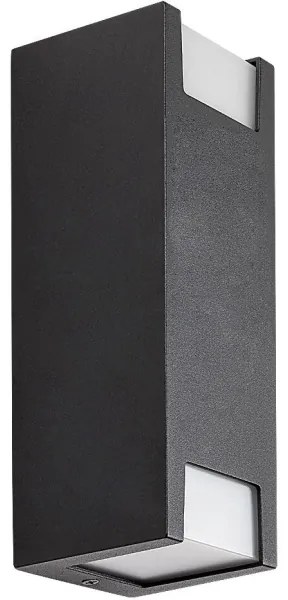 Rabalux 77055 - Kültéri fali lámpa CERNON 2xGU10/7W/230V IP44 fekete