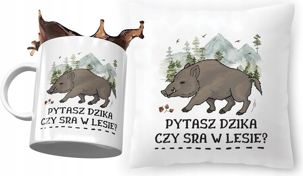 Vicces vicces párna bögre ajándék szett fényképes nyomtatással