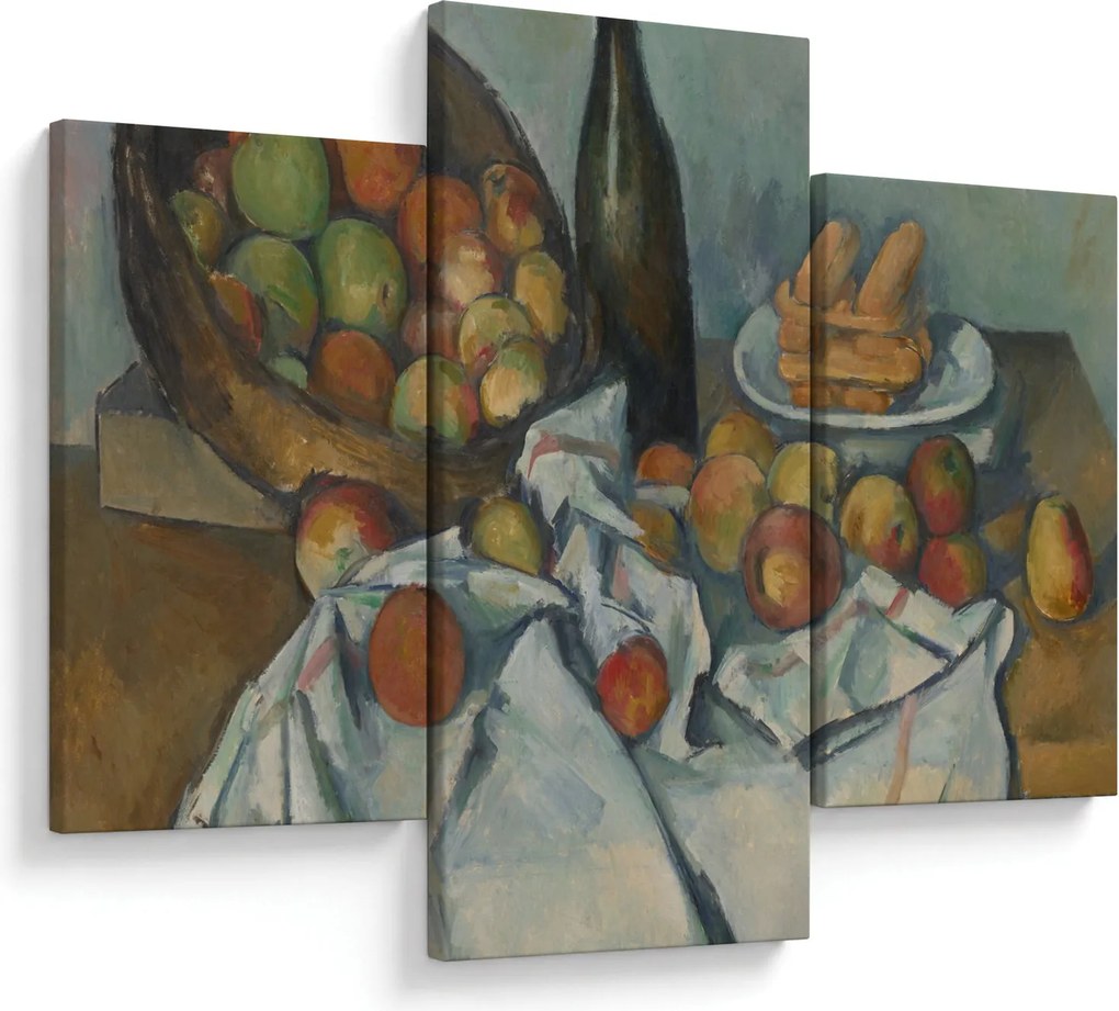 Kép - Paul Cezanne, The Basket of Apples, reprodukciók (90x60 cm)