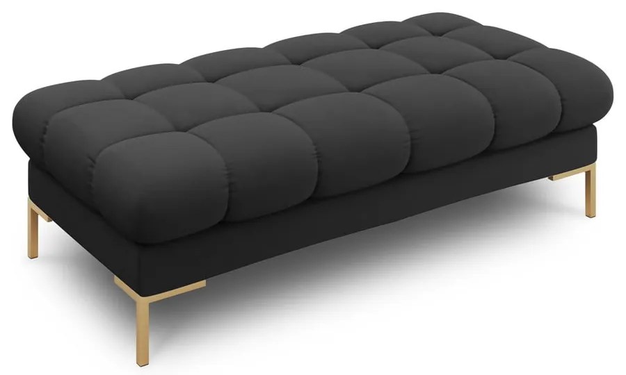 Sötétszürke párnázott pad Bali – Cosmopolitan Design