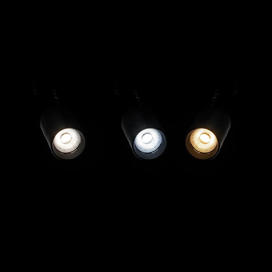 RENDL WISH 20 DIMM egyáramkörös sínre fekete 230V LED 20W 36° 3000K 4000K 5000K