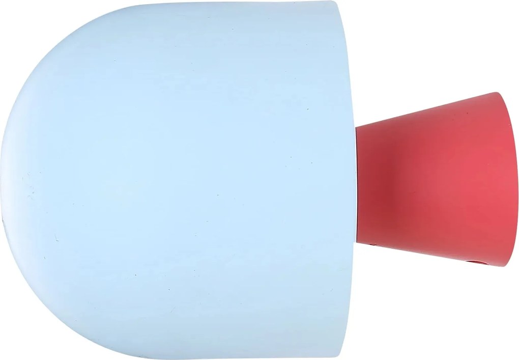 Candellux kék-piros gombás fali lámpa