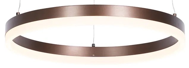 Függőlámpa sötét bronz 40 cm LED-del, 3 fokozatú fényerő-szabályozóval - Anello