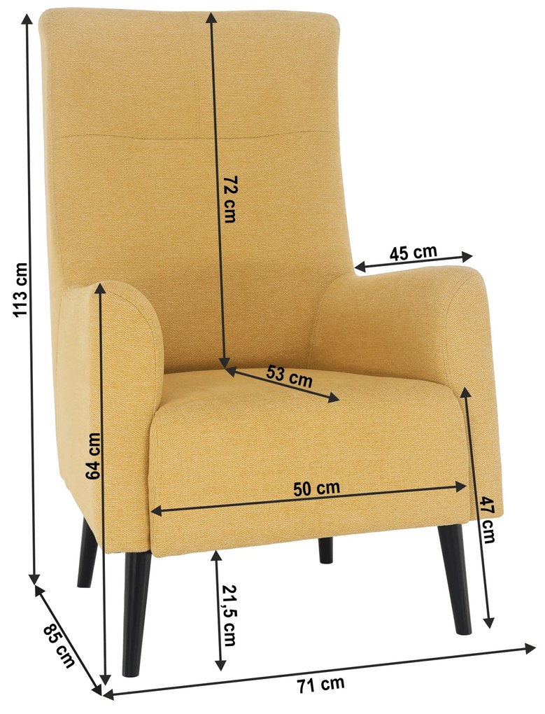 Relax fotel Saif (barna + bükk). 1065222